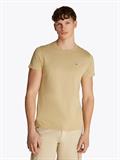 Tommy Flag Extra Slim Jersey T-Shirt relic tan