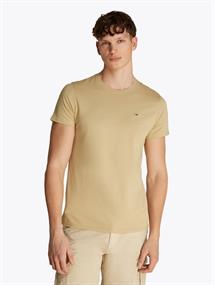Tommy Flag Extra Slim Jersey T-Shirt relic tan