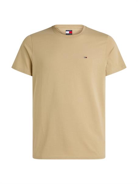 Tommy Flag Extra Slim Jersey T-Shirt relic tan