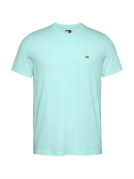 Tommy Flag Extra Slim Jersey T-Shirt spring mint htr