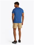 Tommy Flag Extra Slim Jersey T-Shirt tempo blue