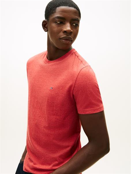 Tommy Flag Extra Slim Jersey T-Shirt terracotta red htr