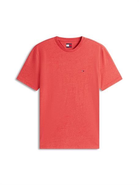Tommy Flag Extra Slim Jersey T-Shirt terracotta red htr