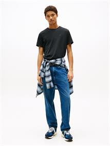 Tommy Flag Extra Slim Jersey T-Shirt tommy black