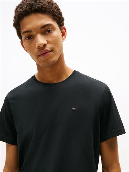 Tommy Flag Extra Slim Jersey T-Shirt tommy black