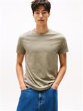 Tommy Flag Extra Slim Jersey T-Shirt utility sage htr
