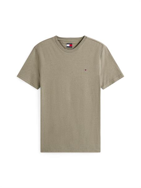 Tommy Flag Extra Slim Jersey T-Shirt utility sage htr