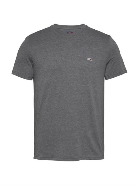 Tommy Flag Extra Slim Jersey T-Shirt washed black htr