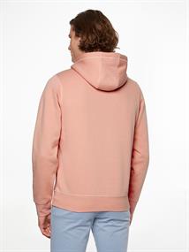 TOMMY LOGO HOODY guava