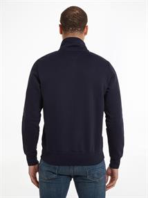 TOMMY LOGO ZIP THRU STAND COLLAR desert sky