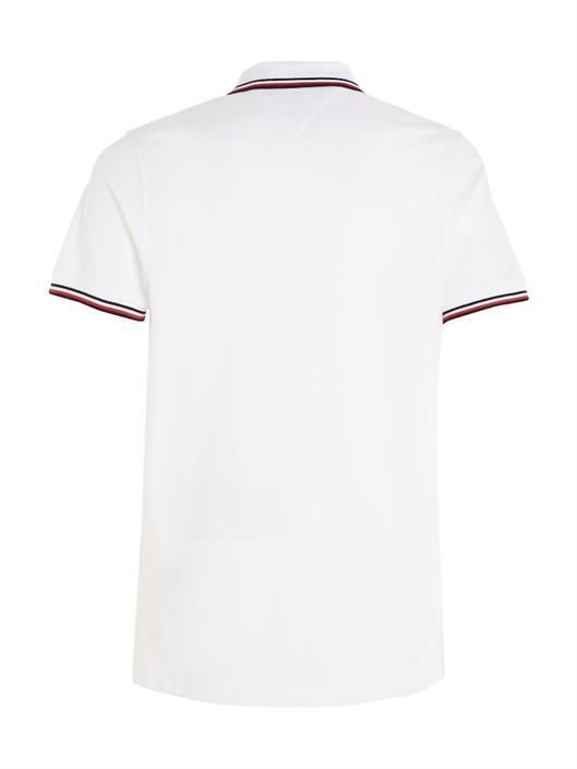 tommy-tipped-slim-polo-white