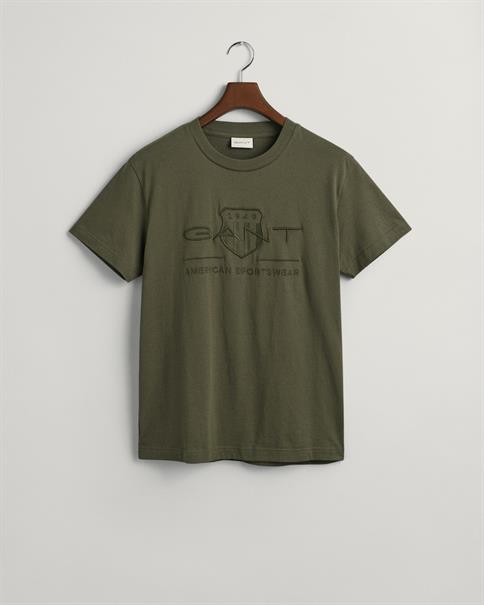 Tonal Archive Shield T-Shirt racing green