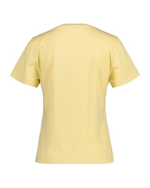 Tonal Shield T-Shirt dusty light yellow