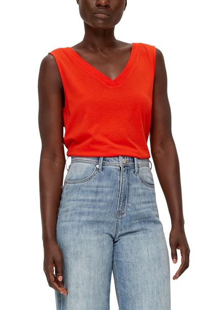 Top aus Modalmix orange