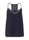 Top im Lingerie-Look blau