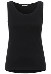 Top in Unifarbe black