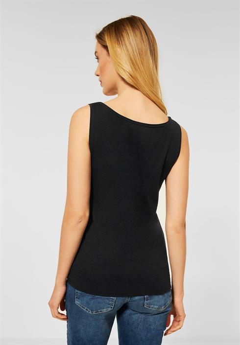 top-in-unifarbe-black