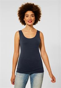 Top in Unifarbe deep blue