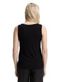 Top mit Cut-Out-Detail deep black