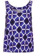 Top mit Print violet blue