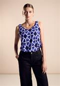 Top mit Print violet blue
