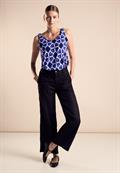 Top mit Print violet blue