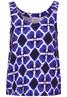 Top mit Print violet blue