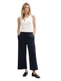 Top mit Rippstruktur whisper white