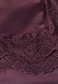 Top mit Rundhals und dekorativer Spitze rustic rouge