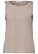 Top mit Rundhals und Schulterdetail clay sand