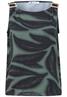 Top mit Rundhals und Schulterdetail deep bound green