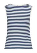 Top mit Rundhalsausschnitt ocean blue- milk whi