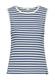 Top mit Rundhalsausschnitt ocean blue- milk whi