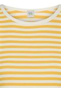Top mit Rundhalsausschnitt yellow- milk white