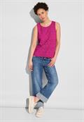 Top mit Stickerei magnolia pink
