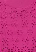 Top mit Stickerei magnolia pink