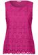 Top mit Stickerei magnolia pink