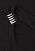 Top mit U-Boot-Ausschnitt und Schulterdetail black