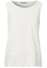 Top mit Zierstickerei off white