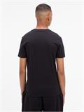 TRANSPARENT STRIPE LOGO TEE ck black
