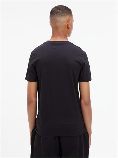 TRANSPARENT STRIPE LOGO TEE ck black