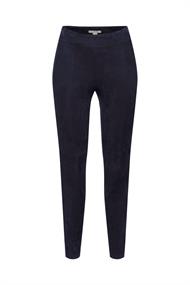 Treggings in Veloursleder-Optik navy