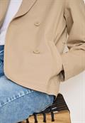 Trenchcoat in verkürzter Passform crispy camel