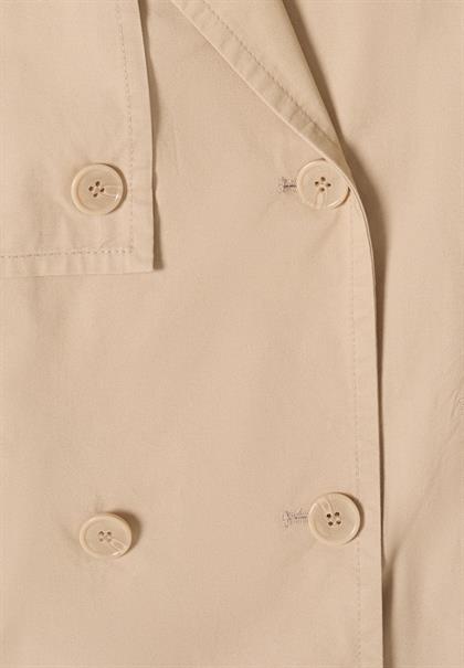 Trenchcoat in verkürzter Passform crispy camel