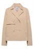 Trenchcoat in verkürzter Passform crispy camel