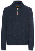 Troyer Pullover aus einem Wollmix night blue