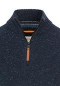 Troyer Pullover aus einem Wollmix night blue
