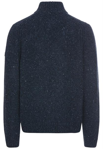Troyer Pullover aus einem Wollmix night blue
