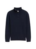 Troyer Strickpullover aus Baumwolle sky captain blue