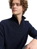 Troyer Strickpullover aus Baumwolle sky captain blue